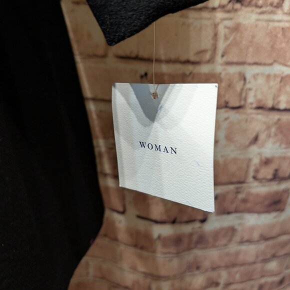 croft & barrow Black Double-Breasted Peacoat Size 2X NWT - Picture 7 of 13